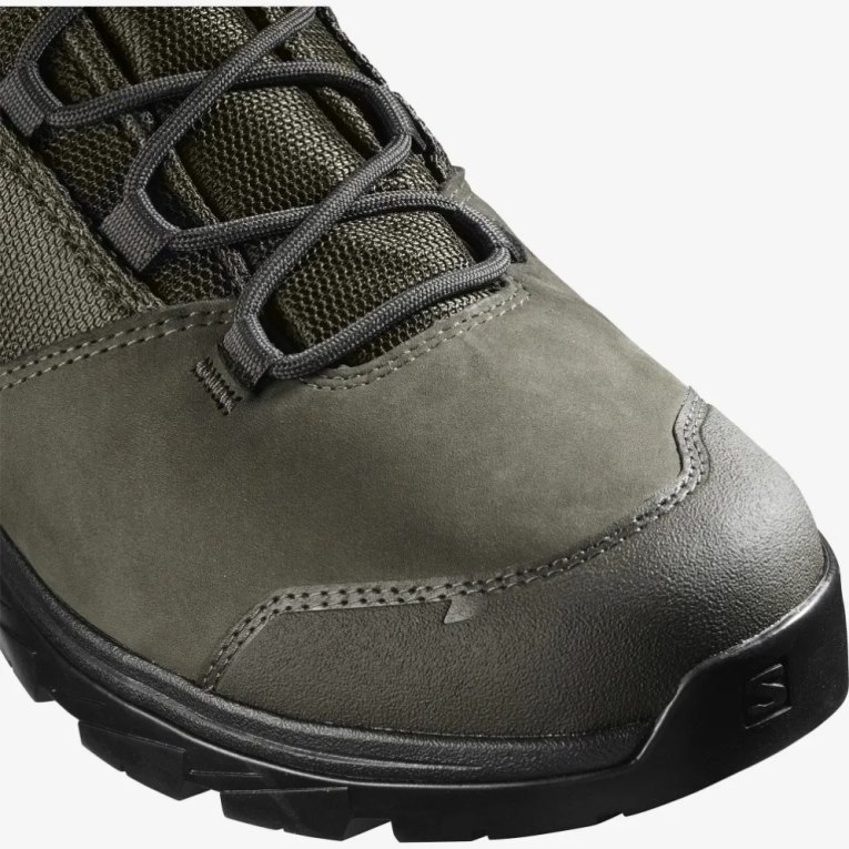 Botas Montaña Salomon Outward GTX Hombre Verde Oliva | MX VLRI358